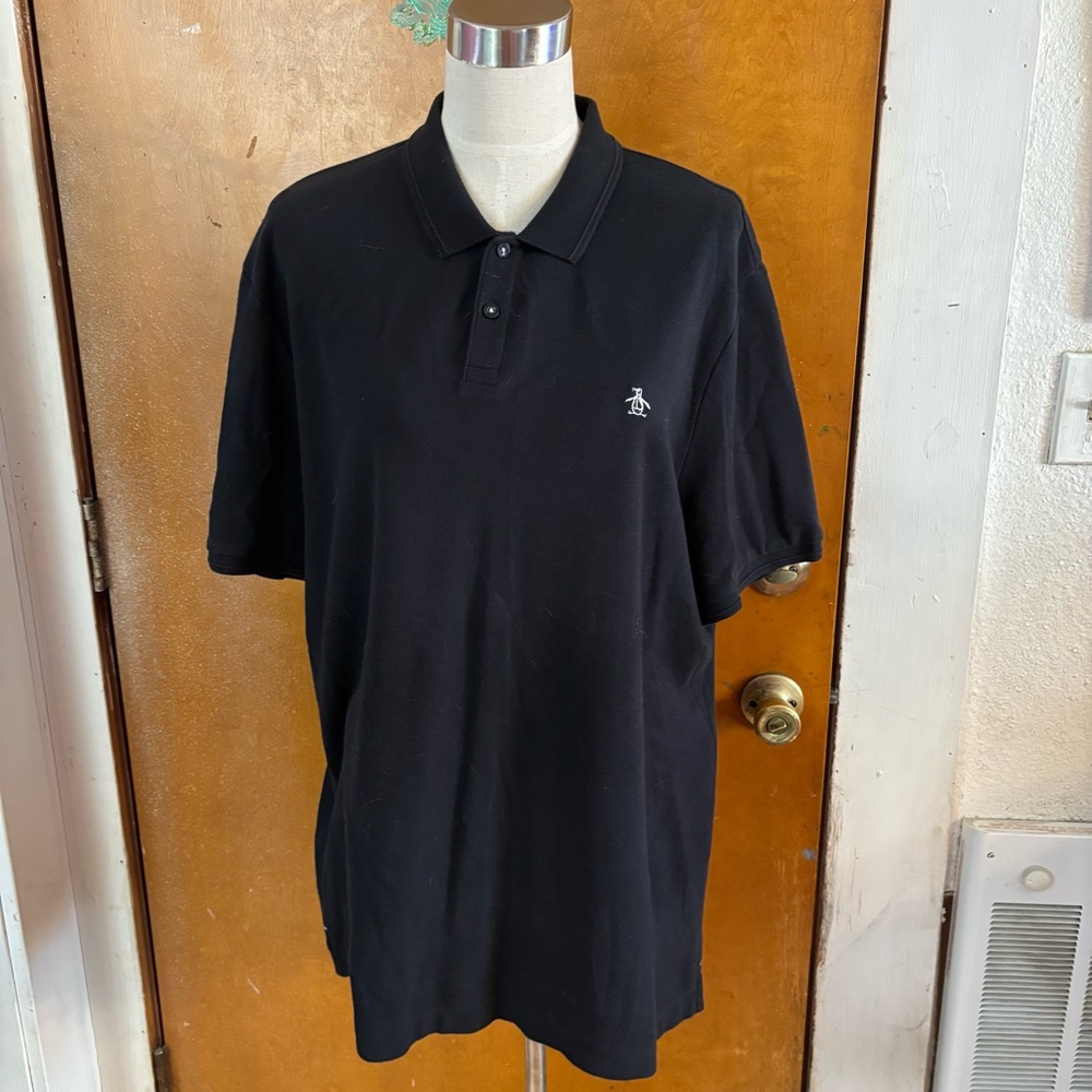 Original Penguin black polo. Xl.